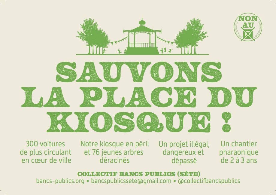 Restons mobilisés pour la défense de la place Aristide Briand à Sète
