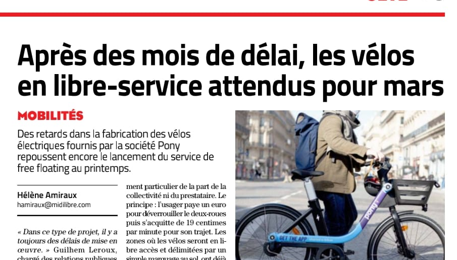Vélo en libre service, retard à l’allumage