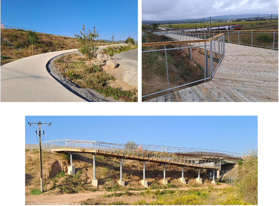 Sécurisation de la passerelle de Vic la Gardiole